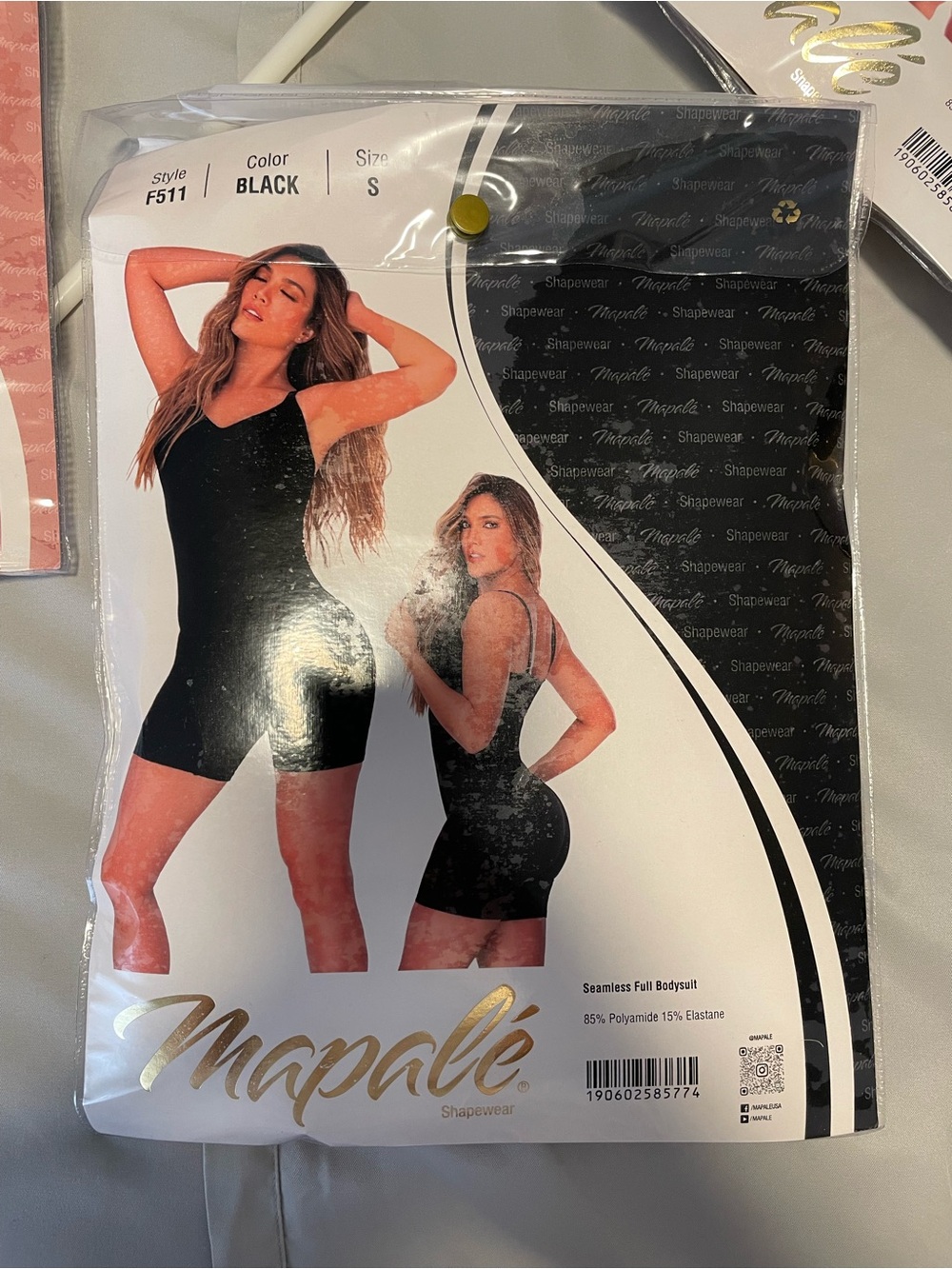 Mapalé Black Seamless Shaping Full Bodysuit